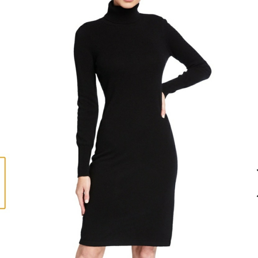 Neiman Marcus turtleneck sweater dress nwt large